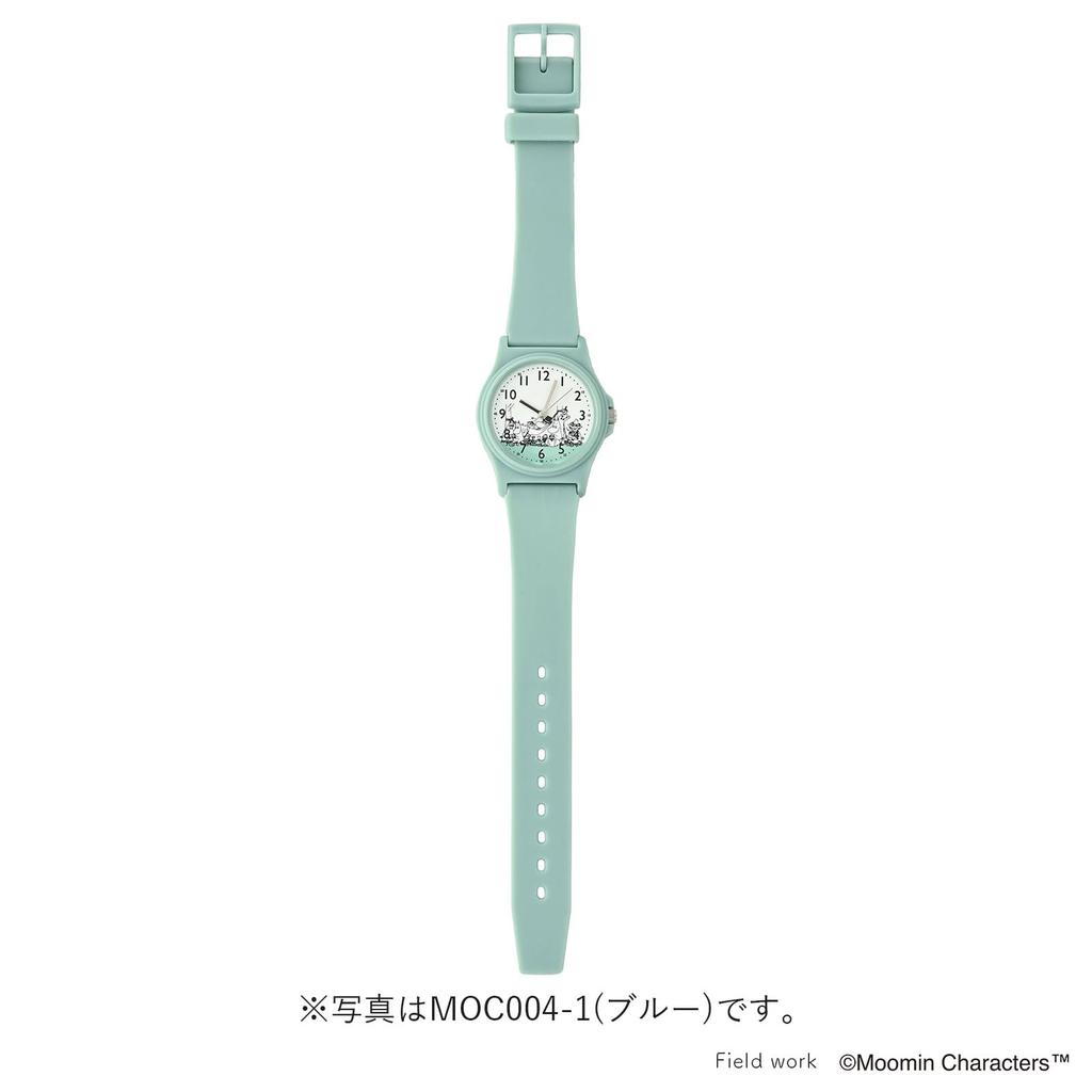 Fieldwork Analog Moomin Japanese Comes in Special Suitable for and Casual Model Women's Watch, Design, Movement, Glow-in-the-Dark (Luminous),
