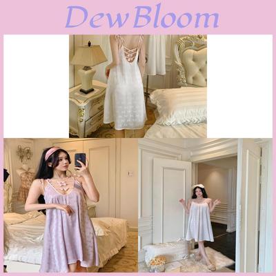 Pure Desire Style Women Summer Sleep Dress With Ice Silk Sleeveless Vneck For Home Comfort