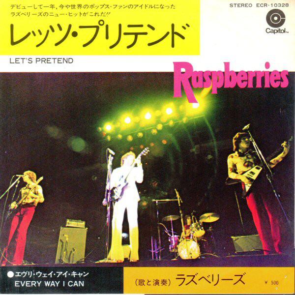 

7inch Record RASPBERRIES - Let s Pretend ECR10328 CAPITOL 1973 Japan Pop Used