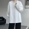Platilive Long Sleeve Solid Plus Sizes Size 2XL Men's T-Shirt, Color, Soft, Available, Popular, Classic, Stylish, Comfortable, Streetwear, Sweatshirt,