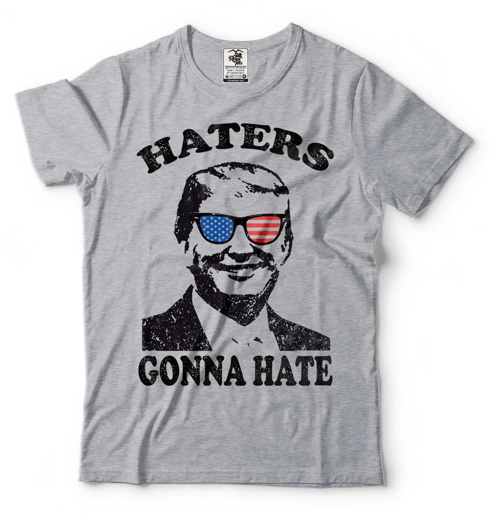 Funny Trump Shirt Haters Gonna Hate T-Shirt Republican Gifts Trump 2024 Tee