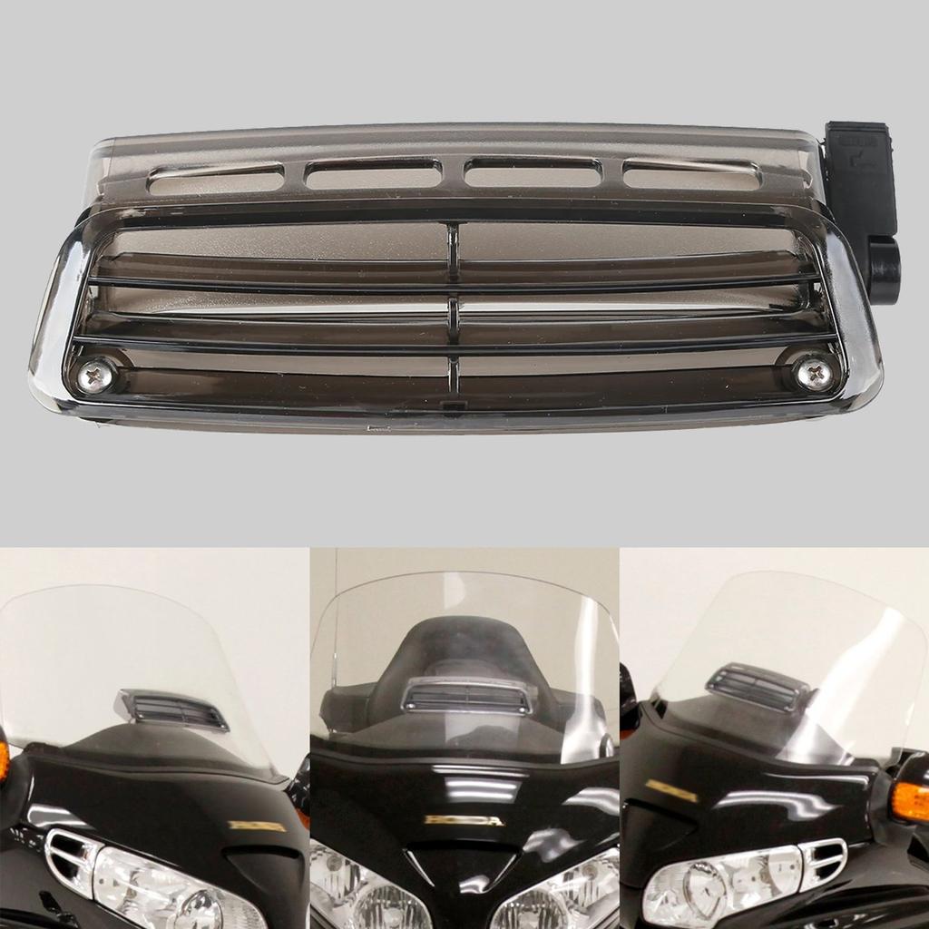 Motorcycle Windscreen Windshield Fresh Air Vent Fit For Honda Goldwing GL1800 2001-2017