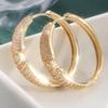 Luxury Hoop Earrings Synthetic Zirconia Elegant Bridal Jewelry for Wedding, Party, Everyday, Party Accessories, Glamorous Design