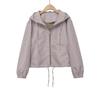 Frühling 2026 neue europäische und amerikanische grenzüberschreitende Damenbekleidung Streetwear karierte Kapuzenjacke w027 1226