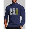 Men's Mock Neck Long Sleeve, Comfortable & Great for Autumn