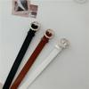New 2024 Vintage Pearl Buckle Womens Versatile Fashionable Decorative Denim Belt