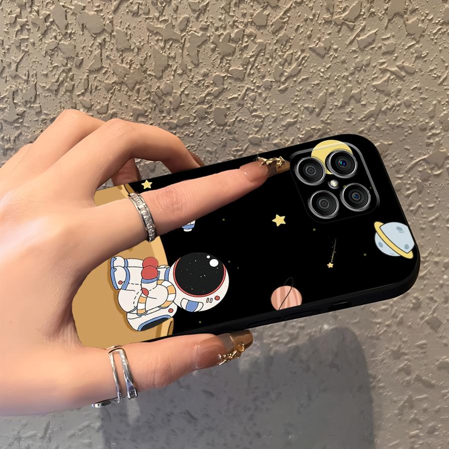 Hülle für Honor X9a X7 90 8X 70 X8 200 400 Lite X5b X6 Magic5Lite Funda Handyhülle Cartoon-Astronaut