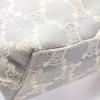 Used CELINE Paris Macadam Tote Bag denim leather Blue White Used Women