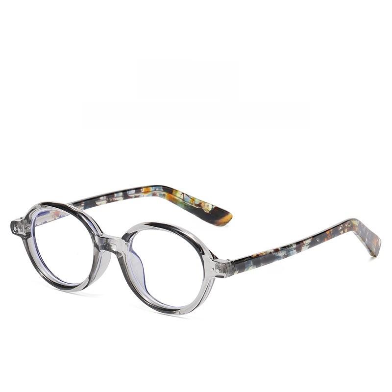 Elliptical Japanese Eyeglasses Frame For Women With Blue Light Blocking Pc Lenses For Casual Wear
