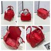 New leather pillow bag women's bag one-shoulder hand-held fashionable and versatile temperament mature woman bag