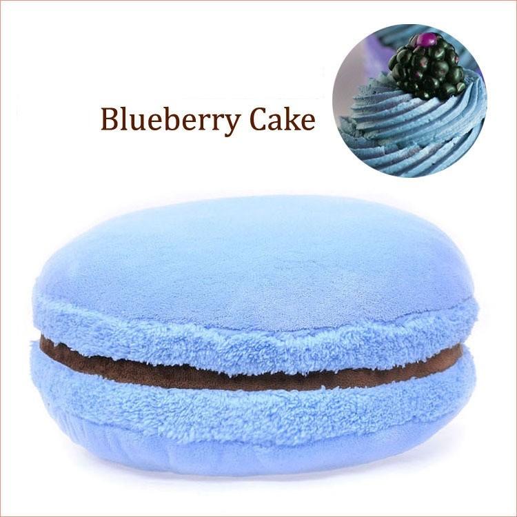 Charming 15 Inch Macaronshaped Cushion With Plush Cover And Supportive Pp Cotton Filling