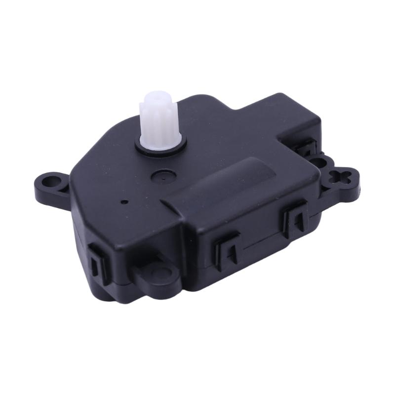 Replacement HVAC Air Door Actuator Motor with Part Number 4F2Z19E616GA, Injection-Molded ABS Housing, and Circular-Hole Mounting Points