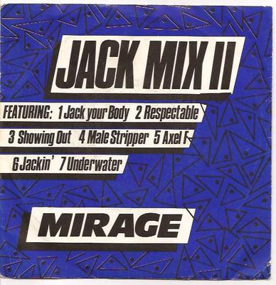 7inch Record MIRAGE (12) - Jack Mix II DEBT3022 Debut Edge Reco 1987 UK Dance & Electronica Used