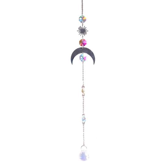 Colorful Crystal Suncatcher Hanging Sun Catcher for Windows Healing Crystal Decor for Home