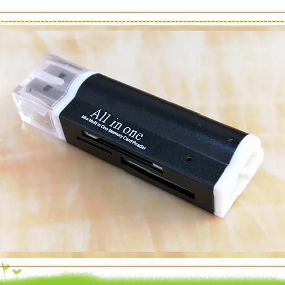 Aluminum Alloy 4-in-1 Multifunctional Lighter Card Reader
