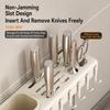 Knife Holder Kitchen No-Drill Carbon Steel