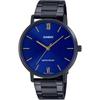 CASIO Quartz Men's Watch MTP-VT01B-2B Blue X Black IP Metal Band Overseas Model [Parallel...