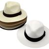 Spring Summer Ladies Panama Straw Hat Vintage British Japanese Hat Sun Hat Women's Summer Sun Hat Sun Protection