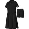 FILA Golf Series Loose Soft Comfortable Short Sleeve Dress With Shorts Women dresses A11W535310F-BK
