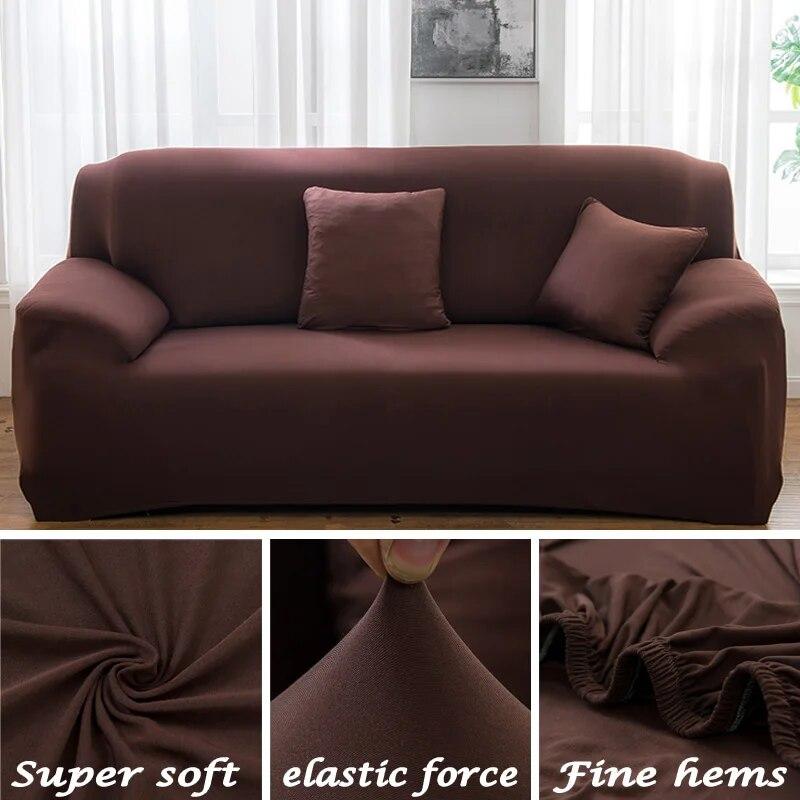 Elastic Sofa Cover For L -Shaped Corner Sofa Full Wrap Sofa Slipcover For Living Room Home Decor Couch Cover