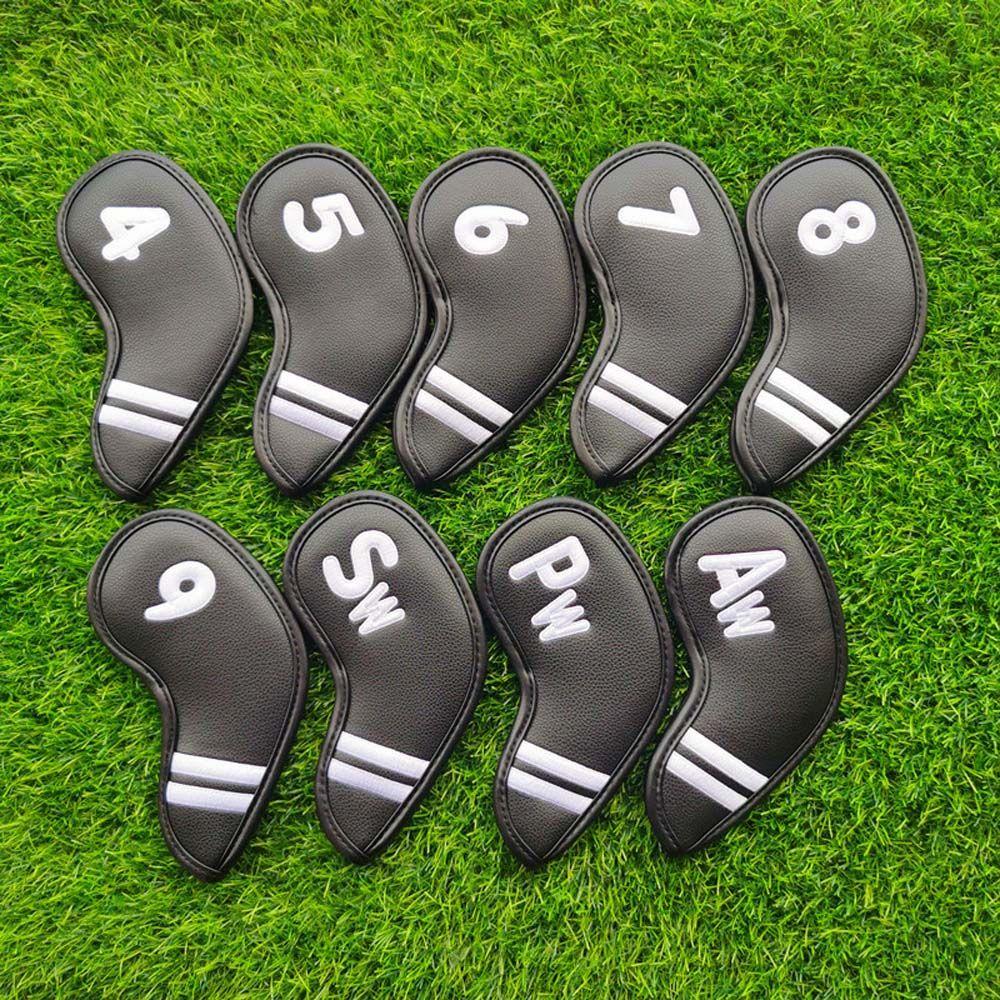 Equipment 4-9,P,S,A Embroidery Golf Club Cover Head Cover Golf Headcovers Golf Iron Headcover