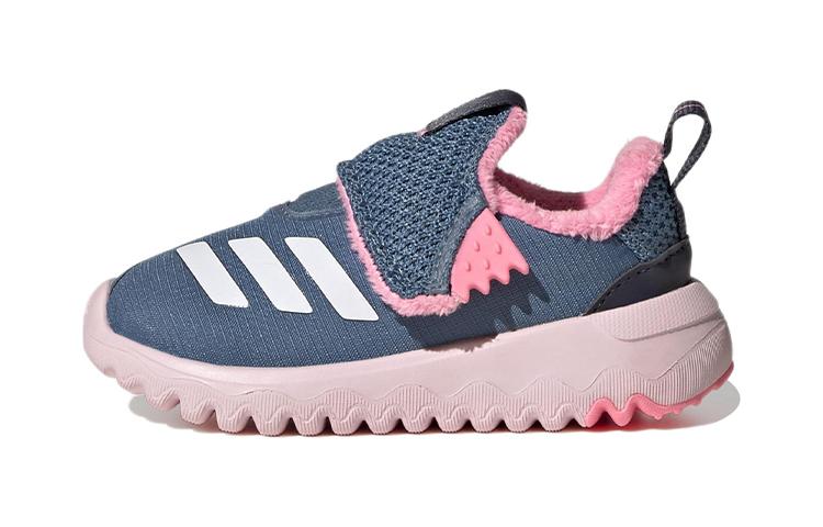 

Adidas Suru365 Fleece Lined Comfortable Abrasion Resistant Abrasion Resistant Low top Toddler Shoes Blue Pink GY6677 24