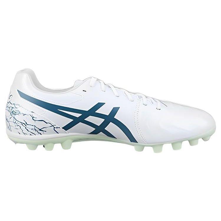 Asics Ds Light Ag Round Toe Lace-Up Ag (Rubber Short Stud) Soccer Shoes Men Soccer Shoes White Blue 1103A032-107