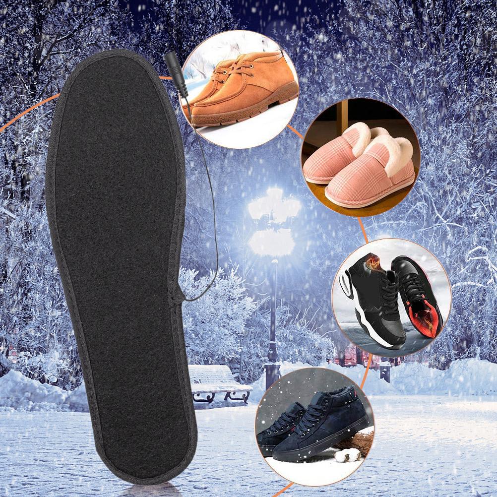 Elektriska Värmesulor USB Värme Vinter Fotvärmare Storlek 39 44 för Män Kvinnor Skidåkning Isfiske Vandring Arbete