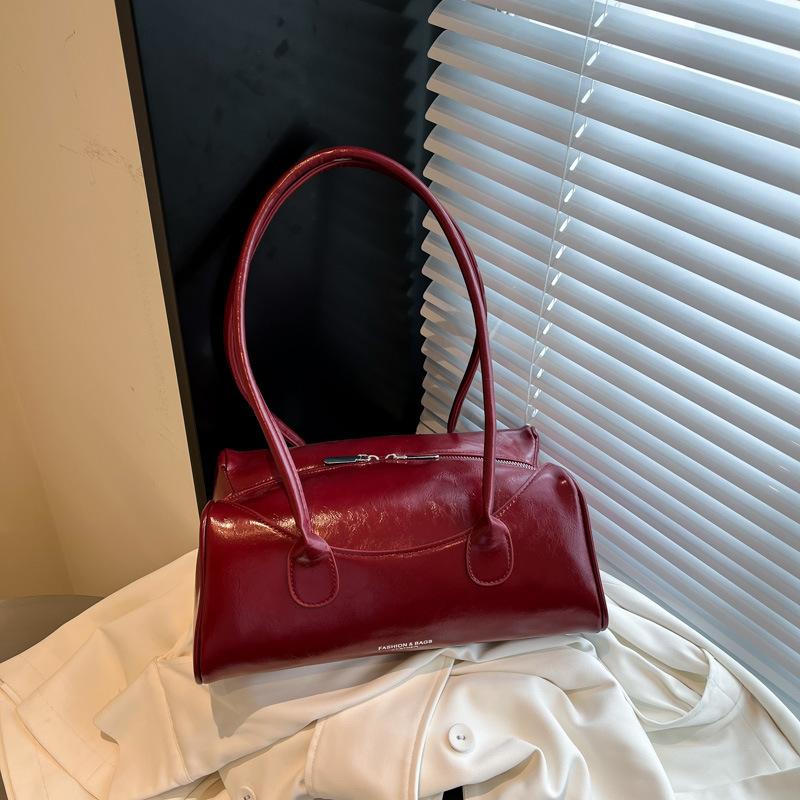 Trendy Portable Small Square Bag Women's Bag 2025 Summer New Light Luxury Shoulder Bag Commuter Armpit Bag
