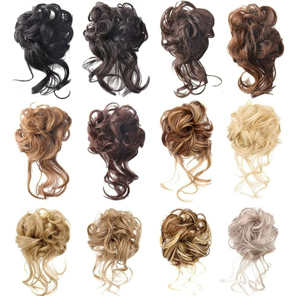 Lazy Bun Hairpiece Claw Clip - Messy Voluminous Curly Hair Donut