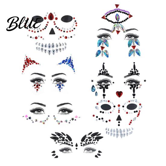 Medical Grade Skin Jewels Face Gems Makeup Temporary Tattoo Sticker  Faux Crystal Jewelry Cosplay Glitter Stones Rhinestone Teardrop Eyeliner