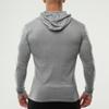 Muscleguys   Men's Autumn Hooded Sweater Fashion Color Selection Thin Coat Fitness Sports T-shirt Casual  Cotton Tops