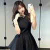 Thousand Gold Wind Women's Sexy Sleeveless Little Black Dress - Summer Birthday Party Formal Slimming Tank Dress
