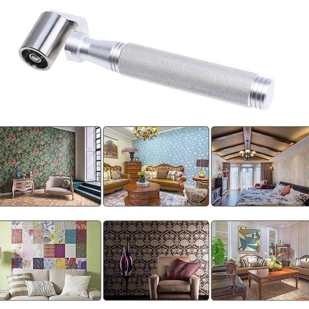 34/40mm Wallpaper Flat Pressing Wheel Construction Tools Wallpaper Smoothing Hand Tool  Household