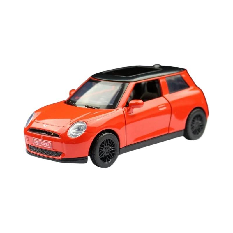 1/34 Scale BMW Mini Cooper Alloy Car Model Diecasts Metal Classic Vehicles Car Model High Simulation Miniature Scale Collection Kids Gifts
