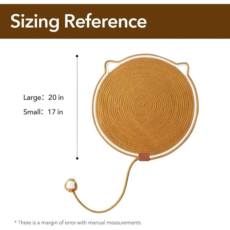 Multipurpose Cat Scratching Mat with Toy Ball Cat Bed Soft Wear-resistant Cat Bed Dog Mat Pet Sleeping Mat for All Seasons