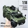 1/18 DongFeng Warrior Military Armored Serie Off Road ORV Alloy Metal Diecast Model Car Sound & Light Collectibles Birthday Gift