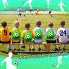 12pcs Soccer Drawstring Bags Soccer Theme Gift Bags Football Party Favor Backpack Sports Football Treat Bags Gift for Team Soccer Theme Birthday
