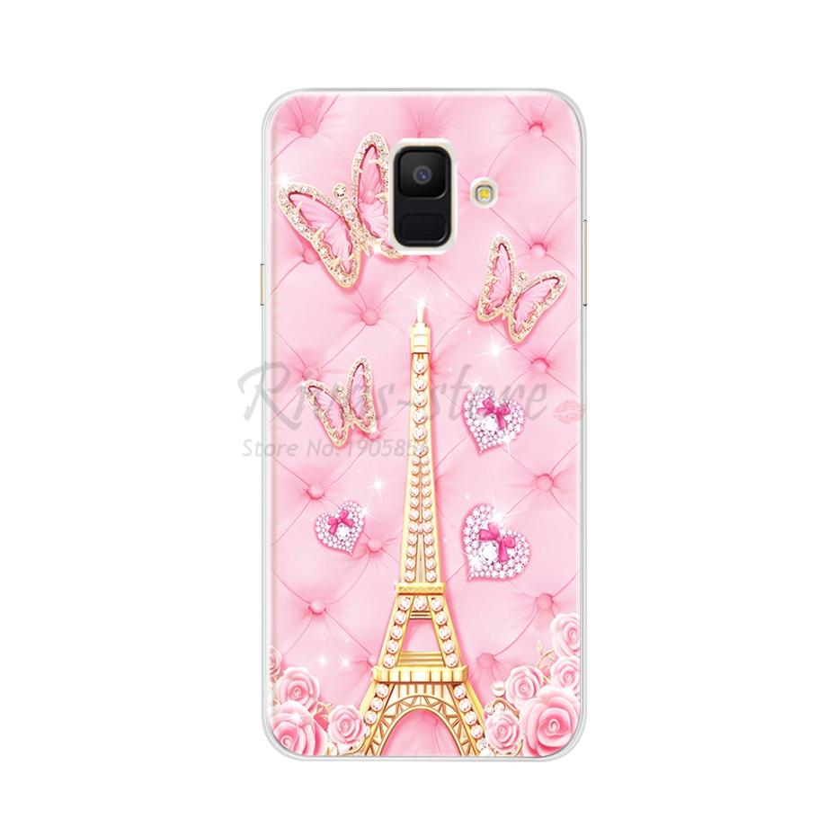 

For Funda Samsung A6 2018 Case A600F Soft Silicone TPU Back Cover Phone Case For Samsung Galaxy A6 Plus 2018 A605 A605F A 6 Case Samsung A6 2018
