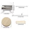 Mini Darning Knitting Machine Small Loom Machine Tools Easy To Carry Household Knitting Machine For Mending Socks & Clothes