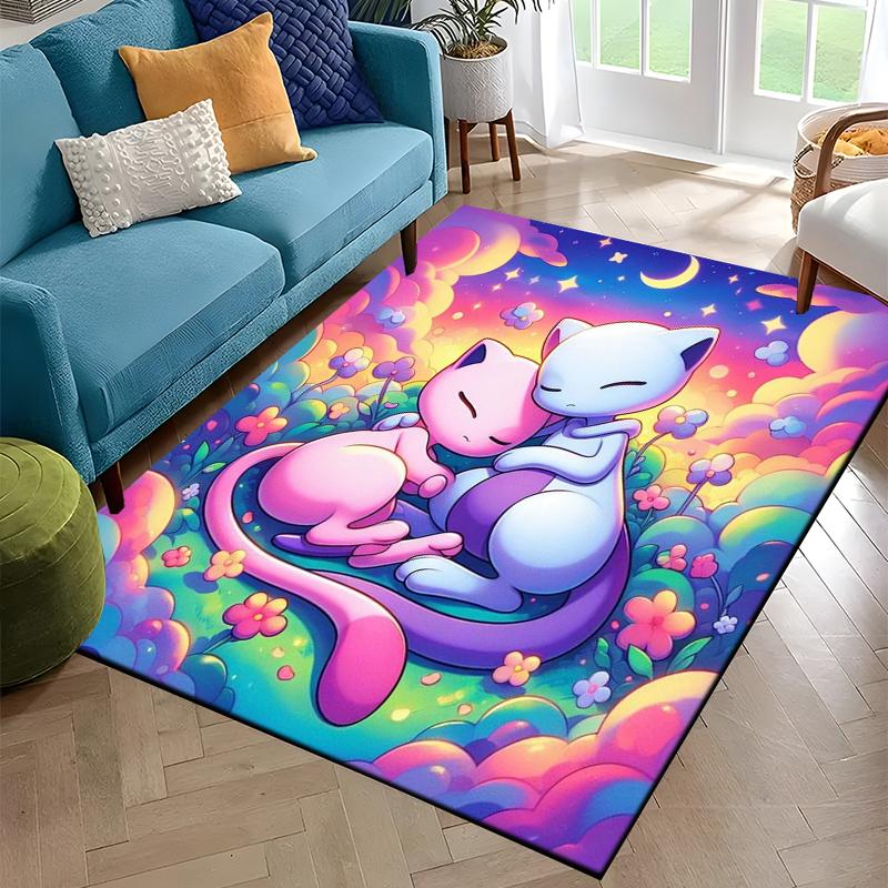 Charizard 3D Painting Japan Cartoon Pokem0n Carpet Rug for Bedroom Living Room Home Sofa Decoration,kids Large Decor Floor Mat