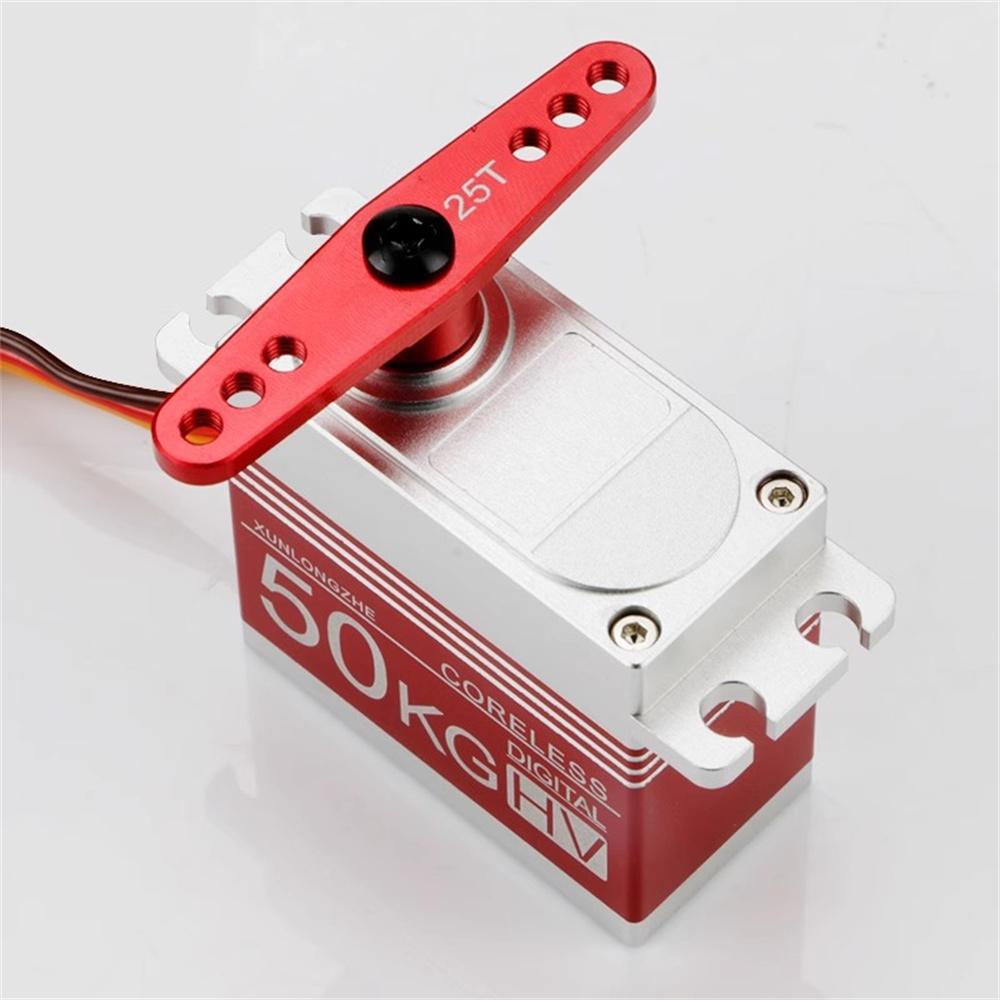 25T Metal Servo Arm One-way Swing Arm Heightened and Lengthened for 1/10 RC Boat SCX10 HSP TRX4 30-100CC Light Truck Aircraft rc