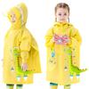 Custom Logo Waterproof Raincoat Windproof EVA Clothing for Poncho for Kids Boys Girls for Students Dinosaur Rain for Poncho