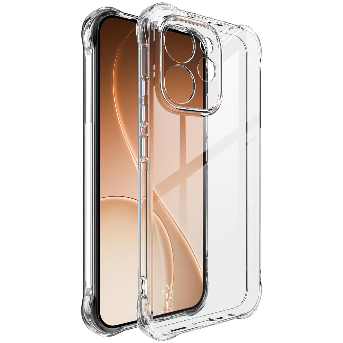 

Чехол для телефона OPPO Reno 15 Pro 5G IMAK Ударопрочный Мягкий Чехол OPPO Reno 15 5G белый