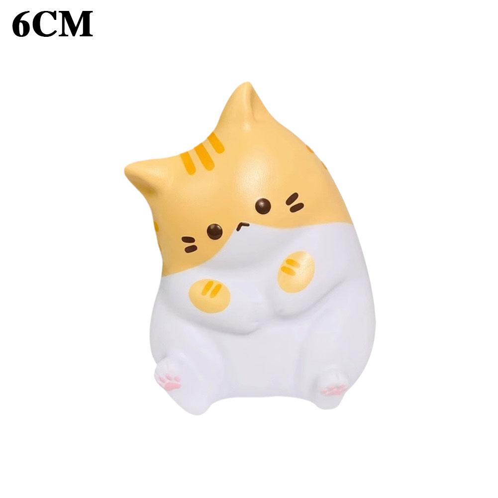 Tabby Cat Antistress Toy Squish 6/13 Cm