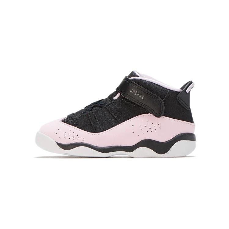 (TD) Air Jordan 6 Rings Black Pink Foam Baby 942780-006 EU 23.5
