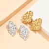 18K Gold Vacuum-Plated Geometric Stainless Steel Earrings