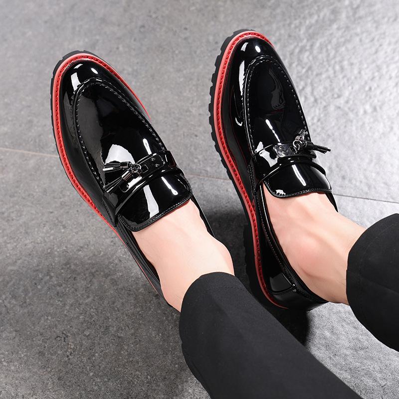 British leather shoes men's breathable business dress men's shoes summer men's one-pedal Monk shoes casual versatile trendy shoes