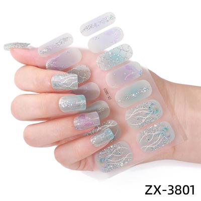 Nail Stickers 3D Diamond Manicure Stickers Imitation Diamond Whitening Christmas Nail Polish Film Manicure Stickers