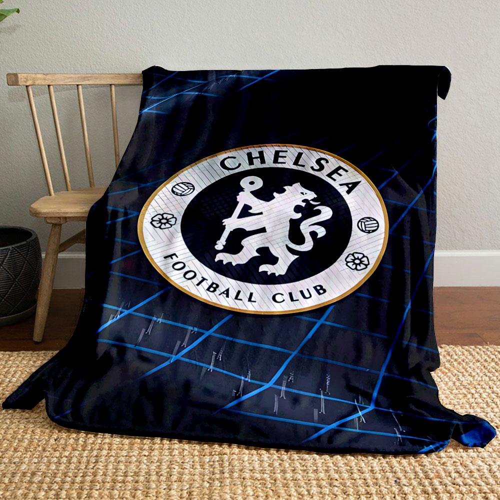 A circular logo with a lion holding a staff, surrounded by a grid pattern. for all seasons blanket lunch break throw gift